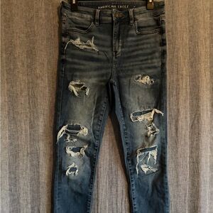 American Eagle Outfitters Ripped Skinny Jeans